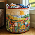 Cesta Floral | Cesta de Almacenamiento Acolchada