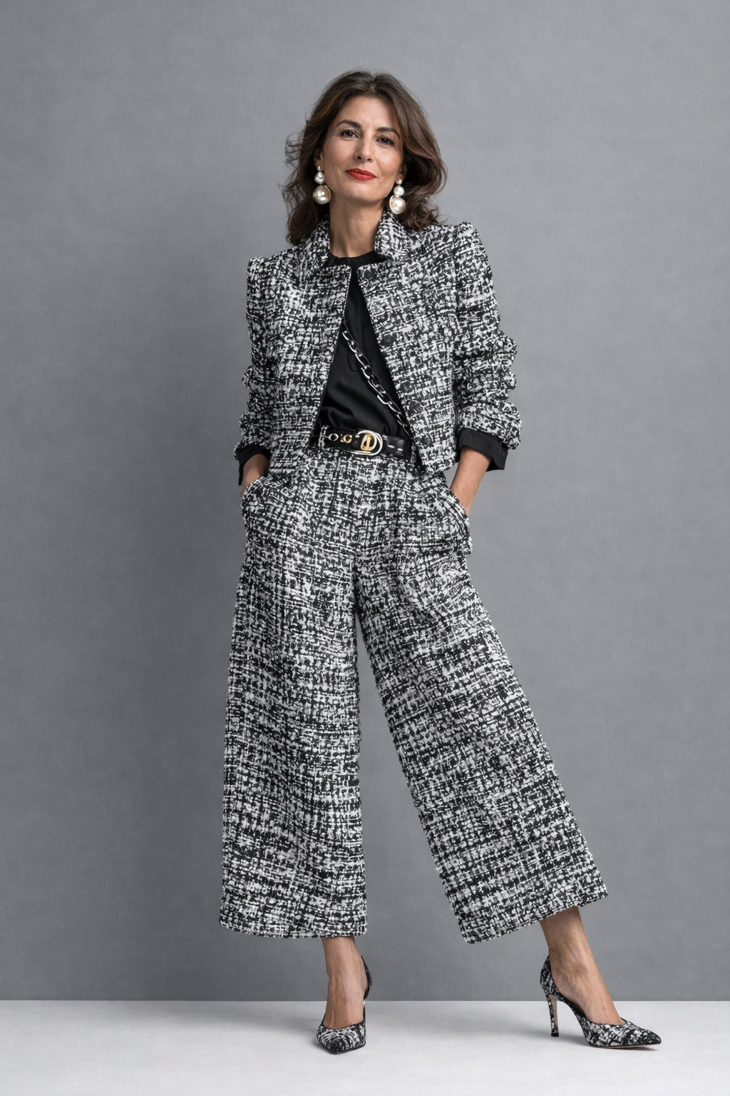 Manon | Conjunto elegante blusa y pantalón para Mujer