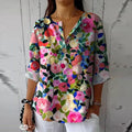 Elena | Blusa Floral de Tejido Ligero
