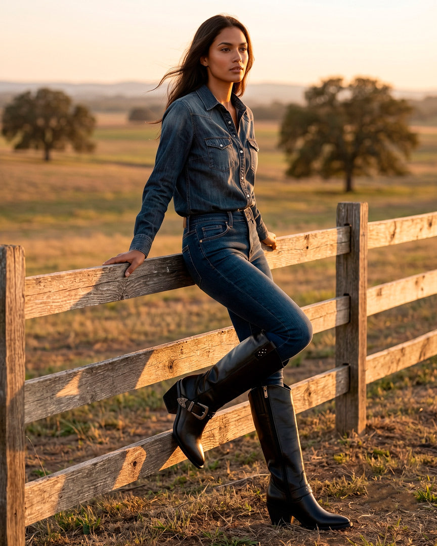 BOTA DALLAS 317 NEGRO