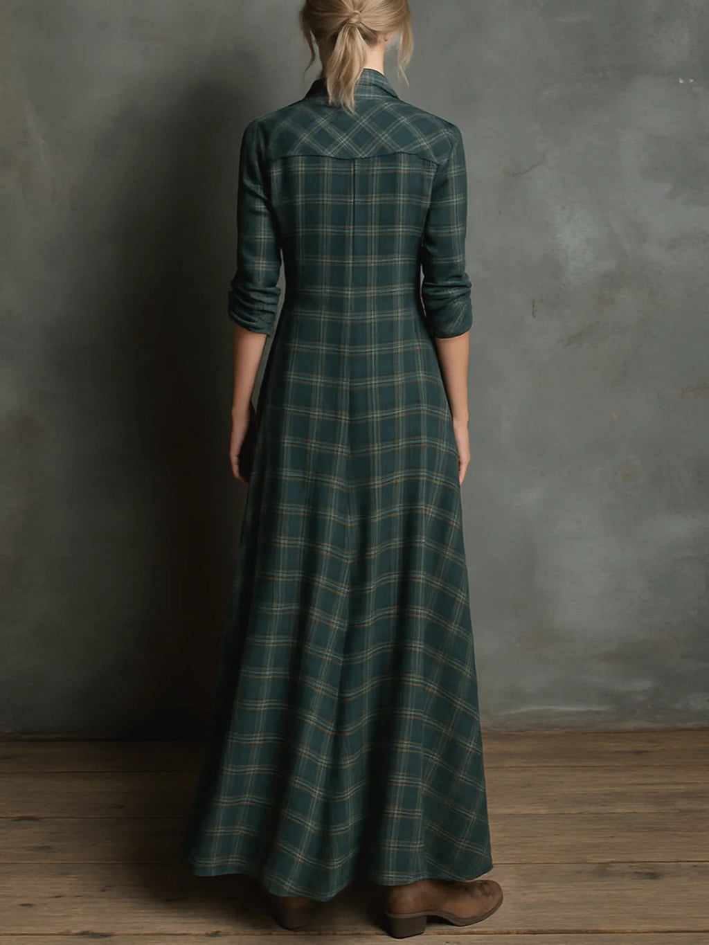 Elena™ | Abito in tartan