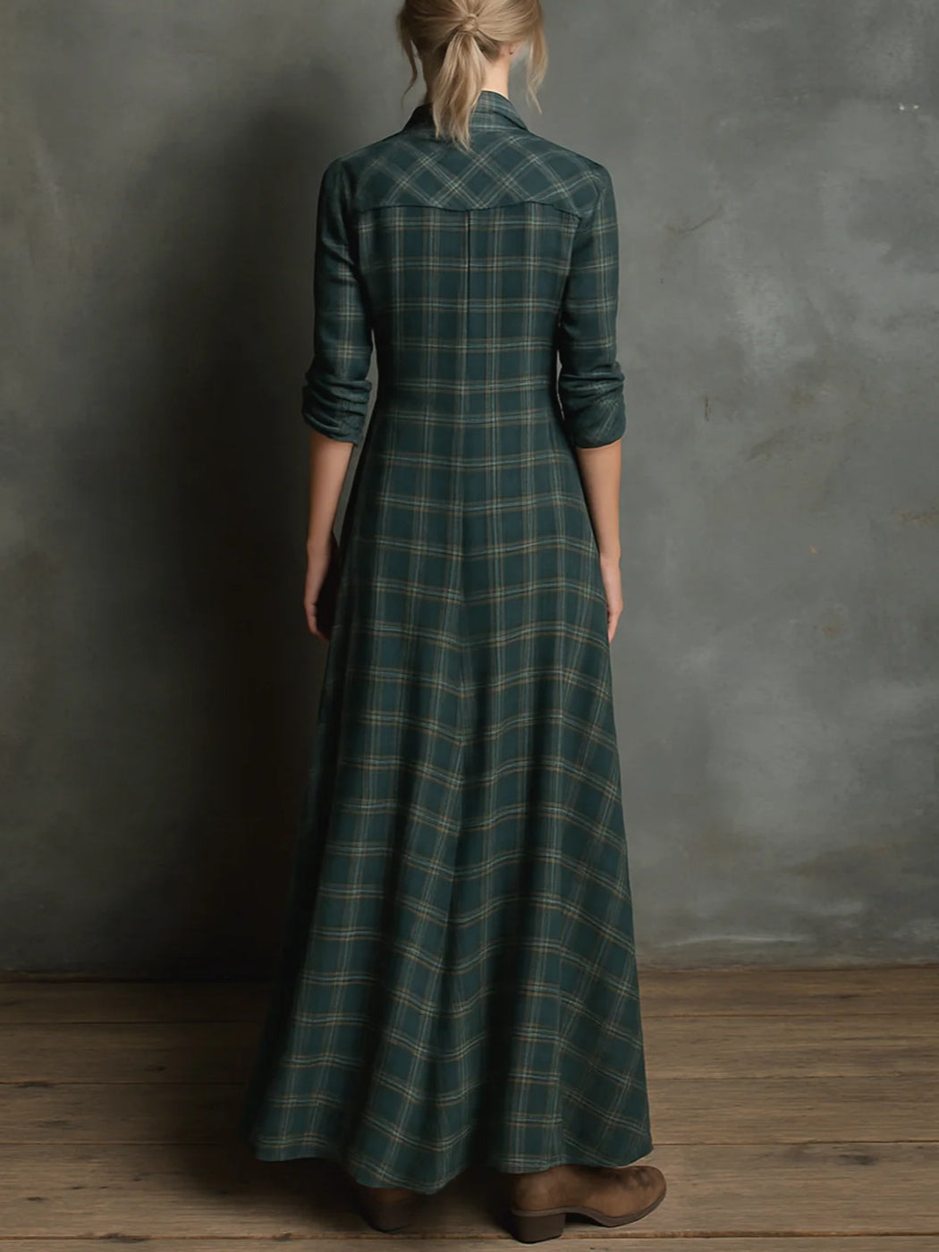Elena™ | Abito in tartan