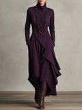 Iris™ | Abito maxi viola