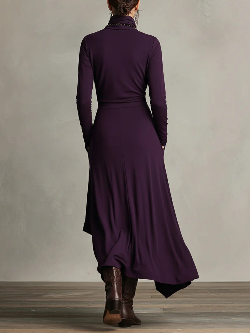 Iris™ | Abito maxi viola