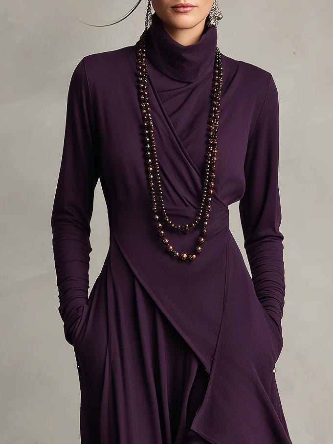 Iris™ | Abito maxi viola
