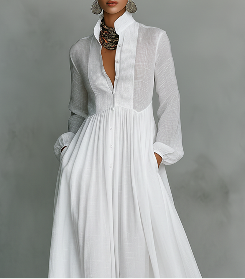 Ella™ | Abito maxi patchwork