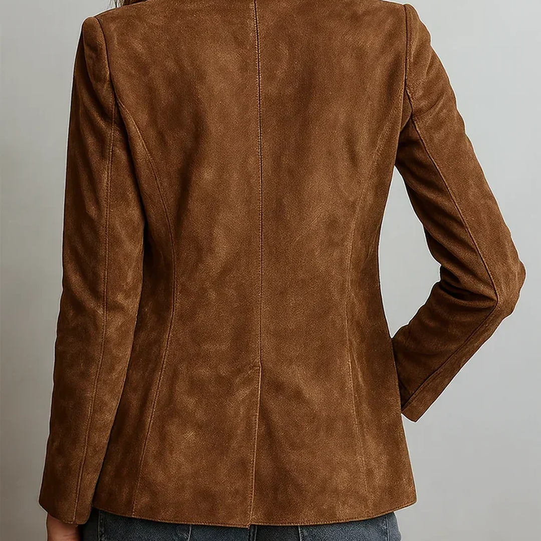 Natalia | Blazer vintage marrón