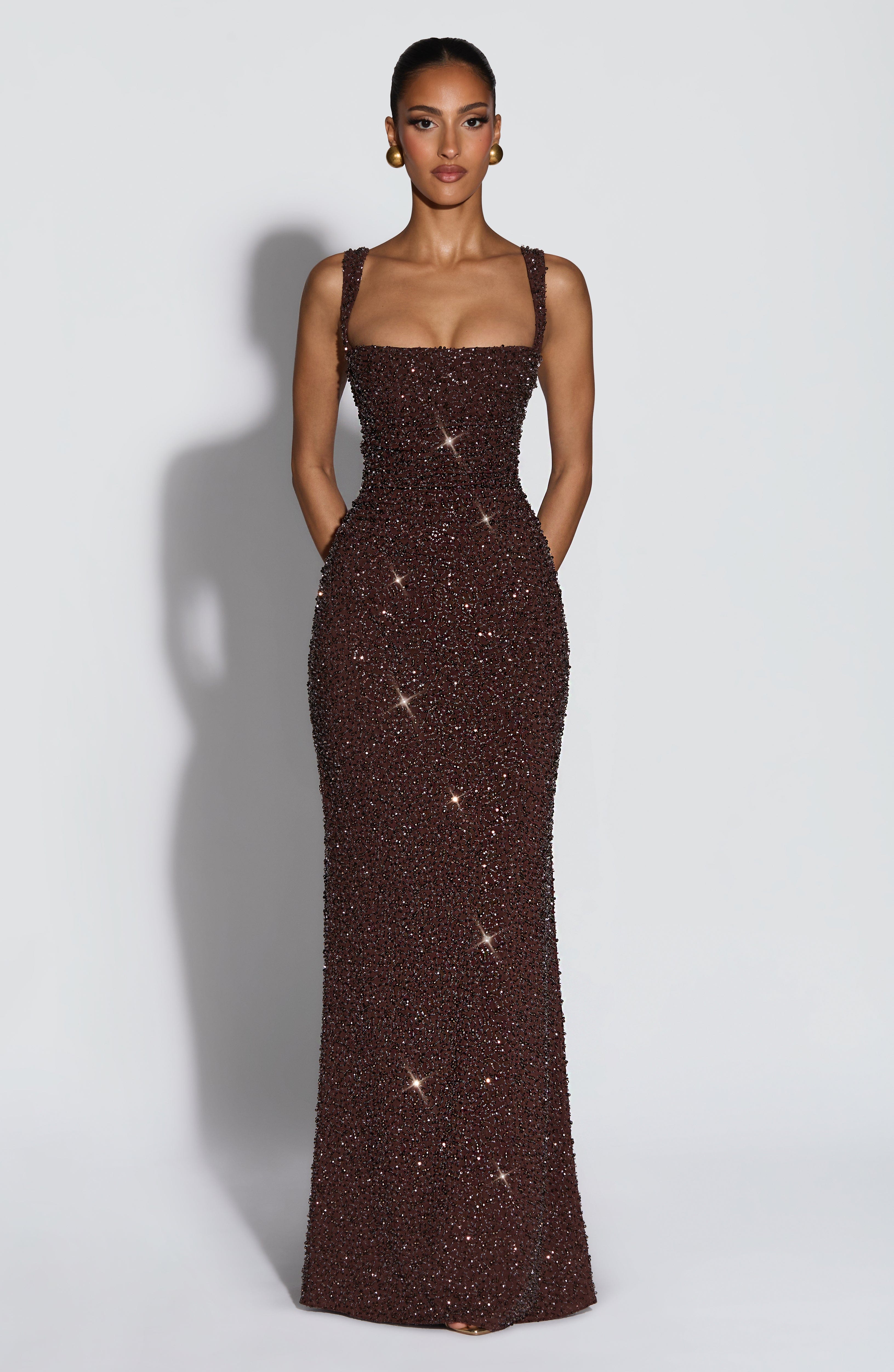 Vestido Conso™ | Brillo sofisticado que esculpe tu silueta