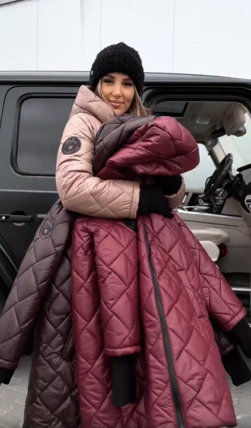 Martina | Elegante chaqueta de plumón acolchada con capucha