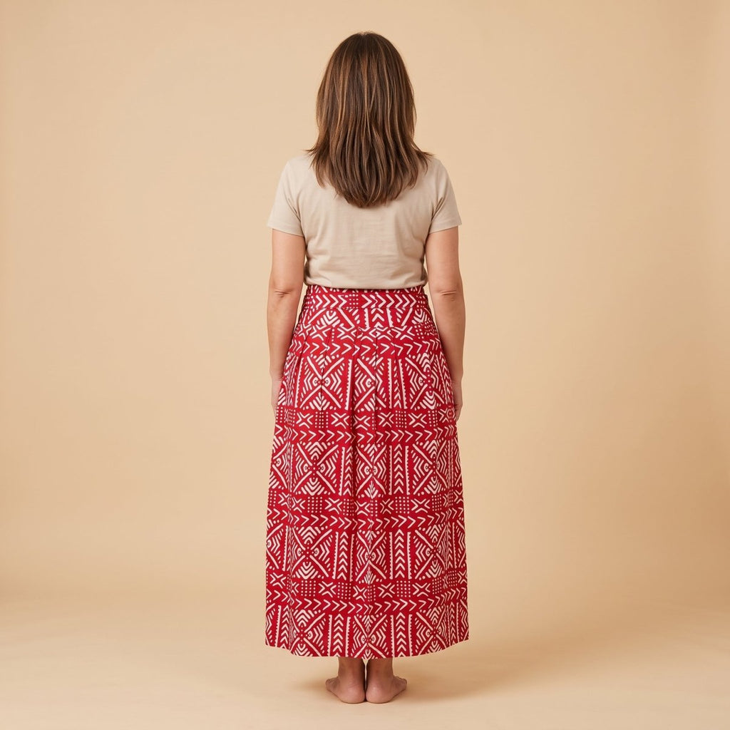 Falda Sol · Roja