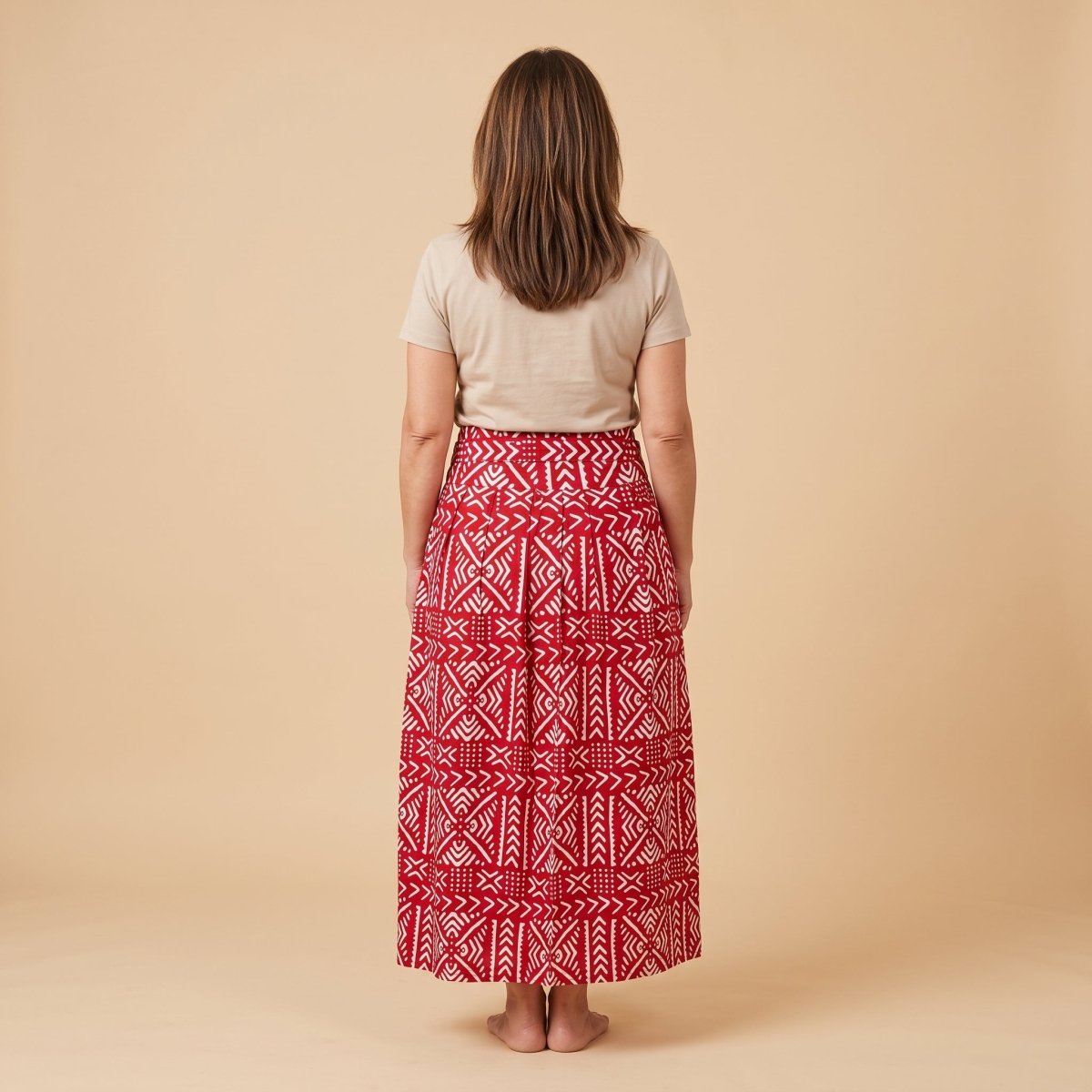 Falda Sol · Roja