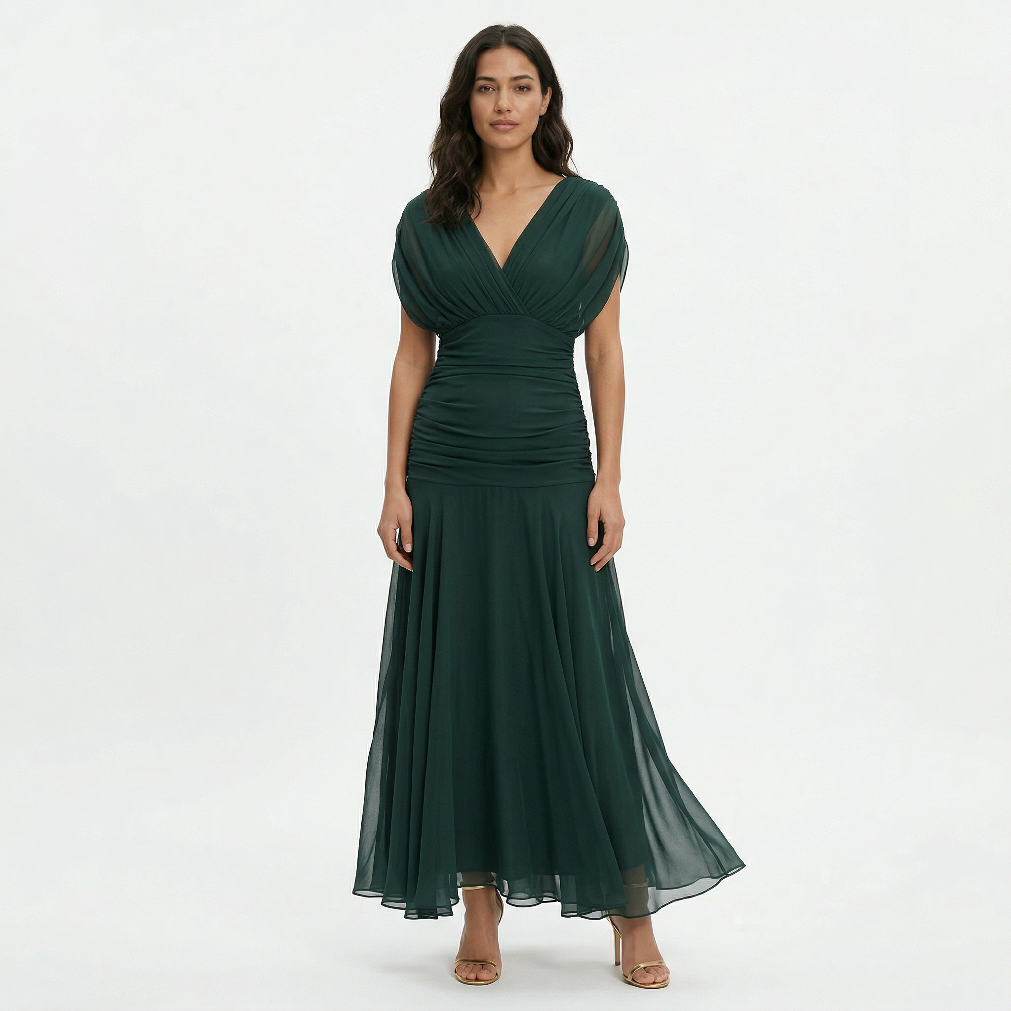 Dalma™ | Vestido Elegante Estampado y Silueta Fluida