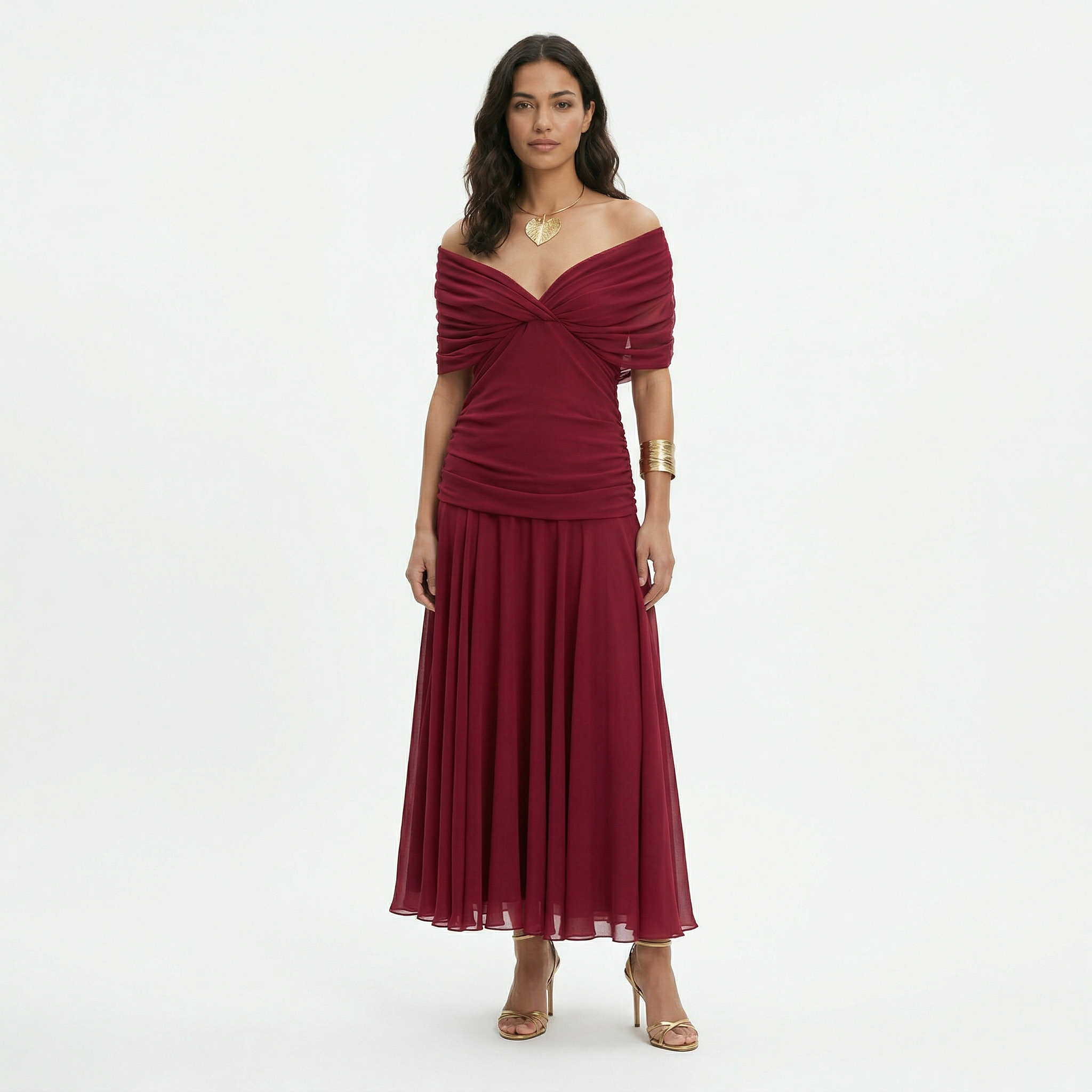 Dalma™ | Vestido Elegante Estampado y Silueta Fluida