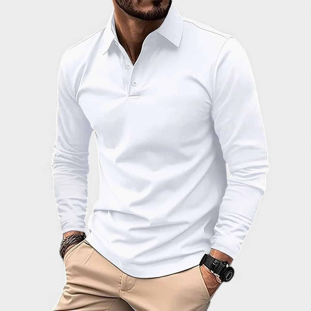 Guillermo™ | Polo Casual de Manga Larga