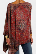 Andina Jersey de Cuello Barco Elegante