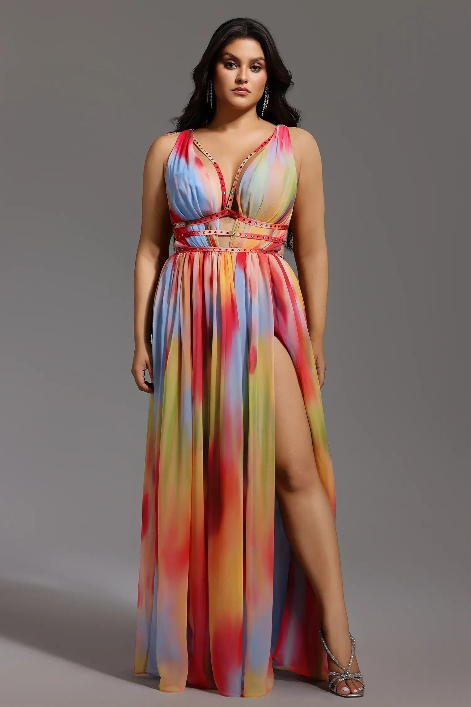 Lara™ | Vestido Multicolor Elegante y Fluido