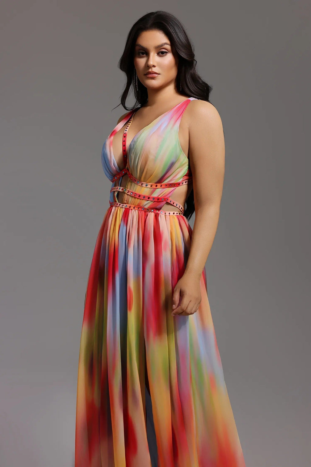 Lara™ | Vestido Multicolor Elegante y Fluido