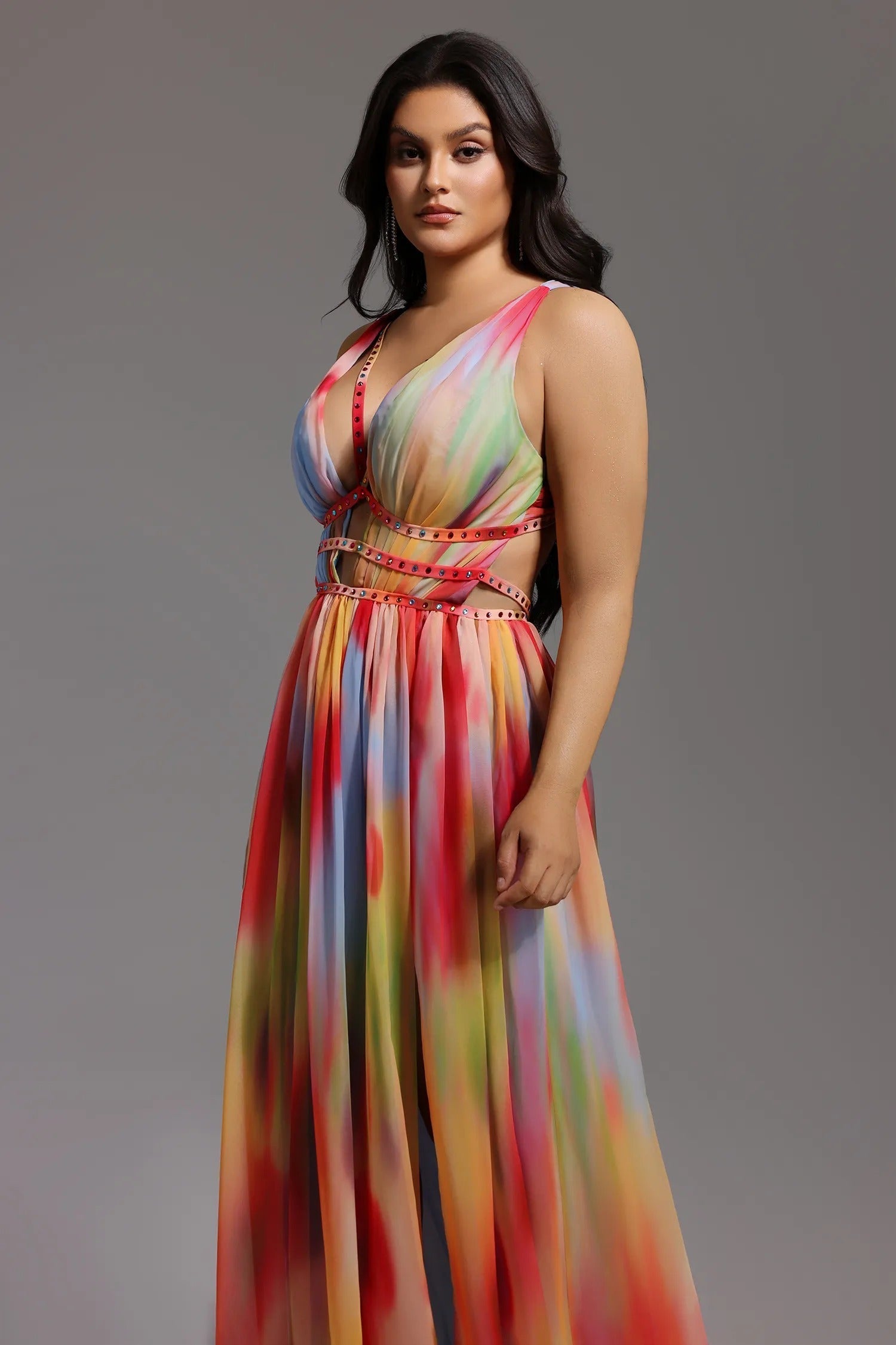 Lara™ | Vestido Multicolor Elegante y Fluido