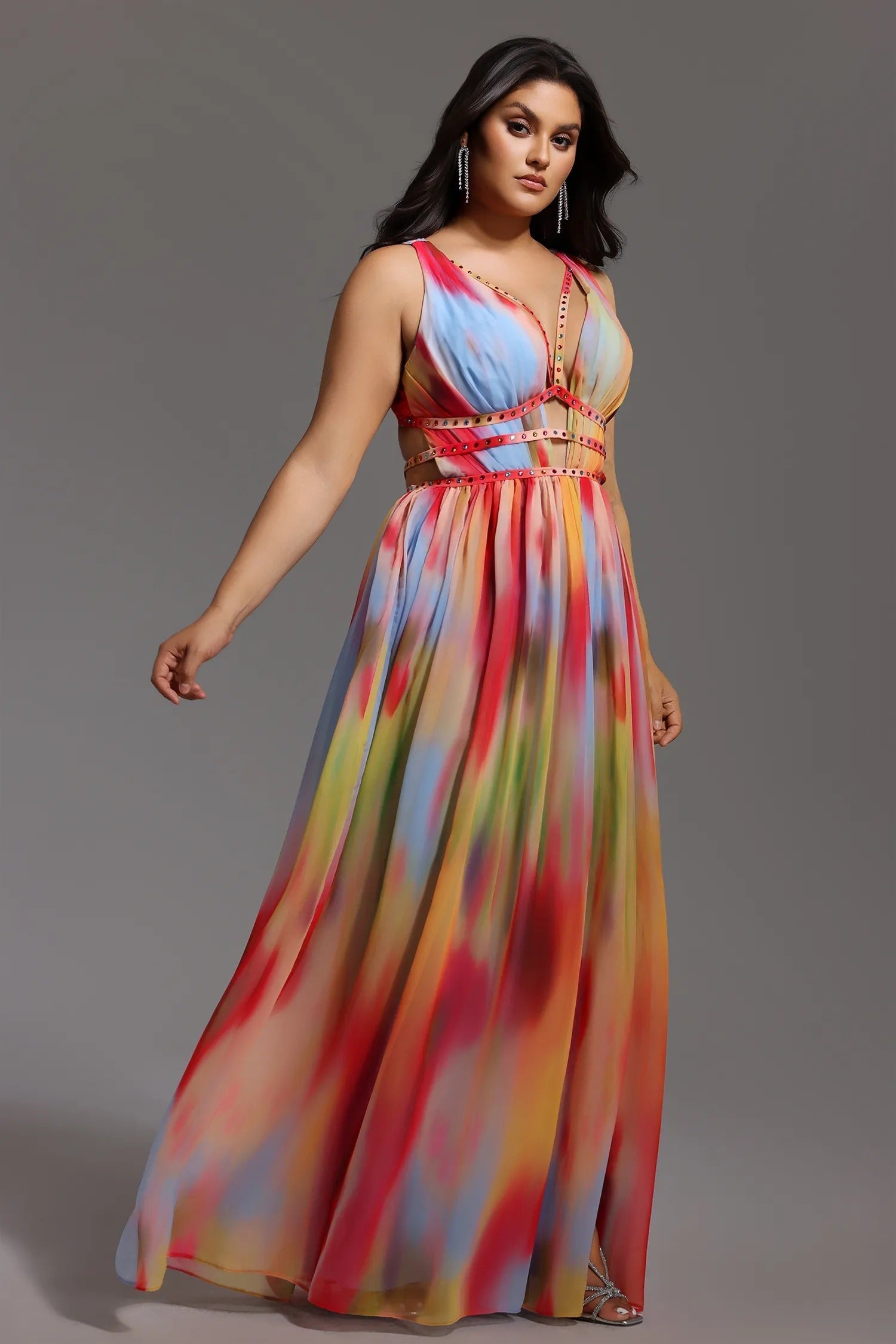 Lara™ | Vestido Multicolor Elegante y Fluido