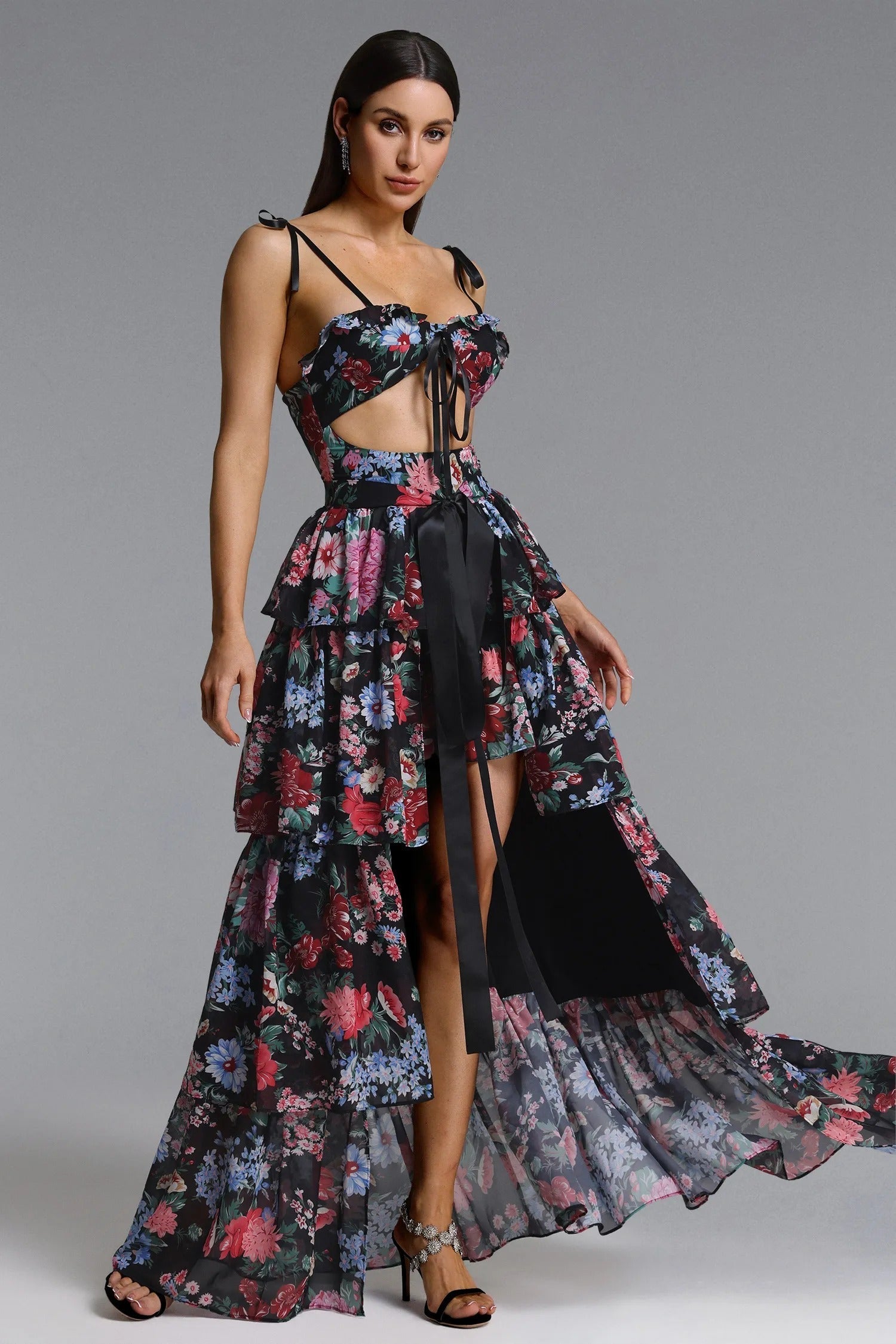 Vestido Valeria™ | Elegancia Floral que Deslumbra