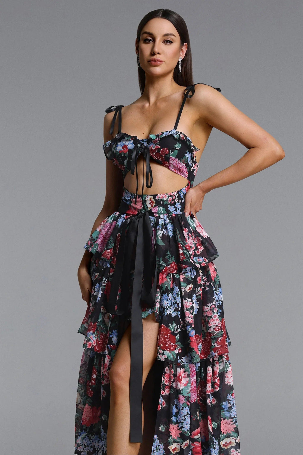 Vestido Valeria™ | Elegancia Floral que Deslumbra