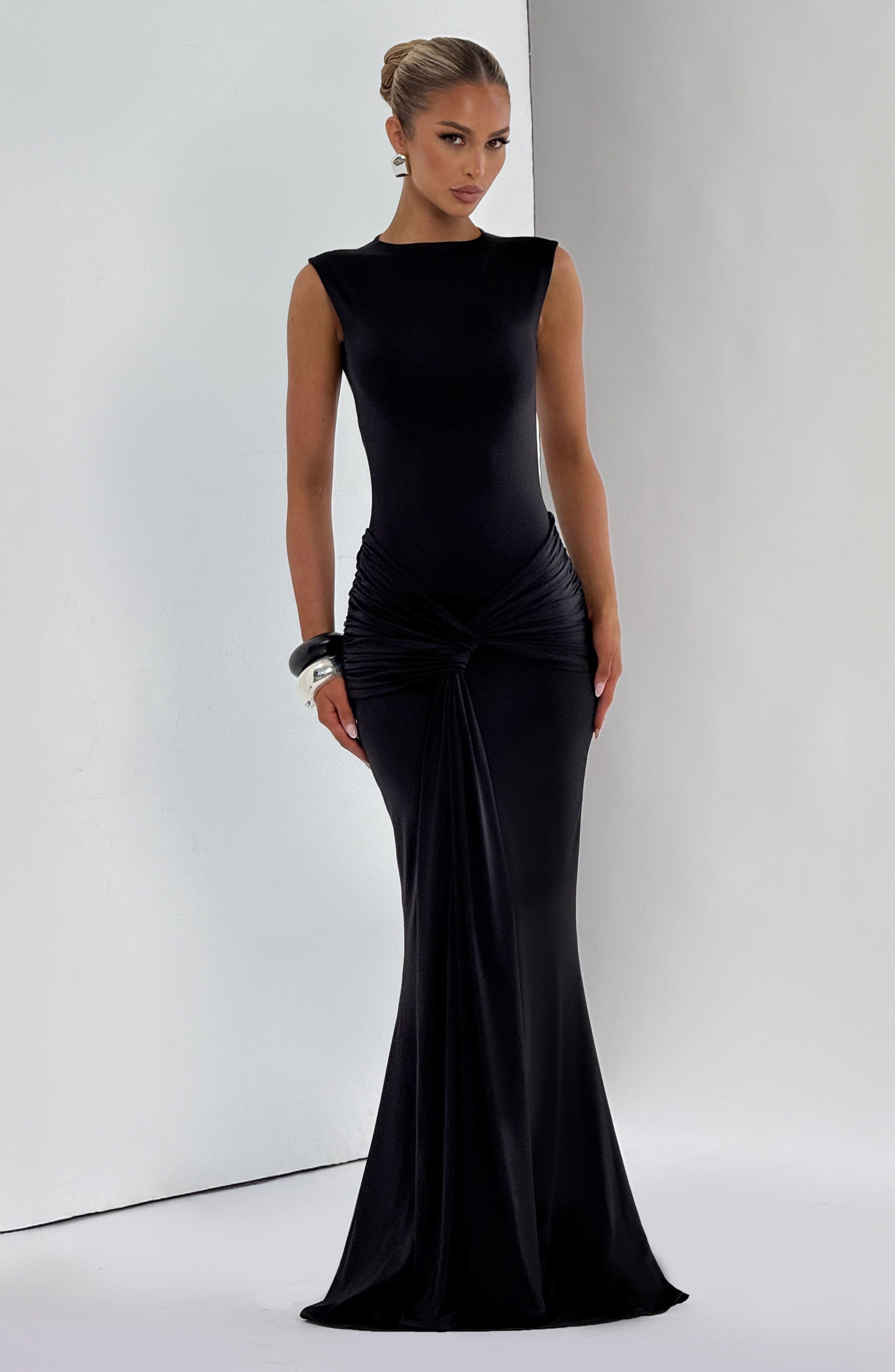 Vestido Carbajo™ | Silueta elegante con drapeado escultural