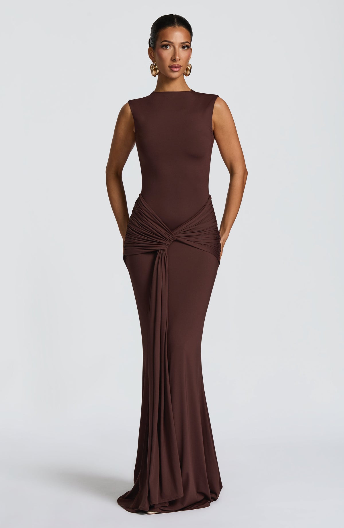 Vestido Carbajo™ | Silueta elegante con drapeado escultural
