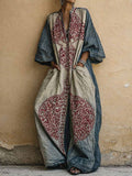Jumpsuit S Estampado Cuello en V Vintage