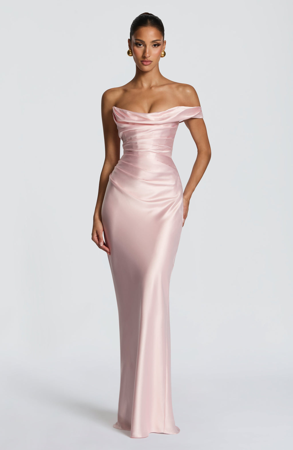 Vestido Carolina™ | Elegancia asimétrica con caída satinada