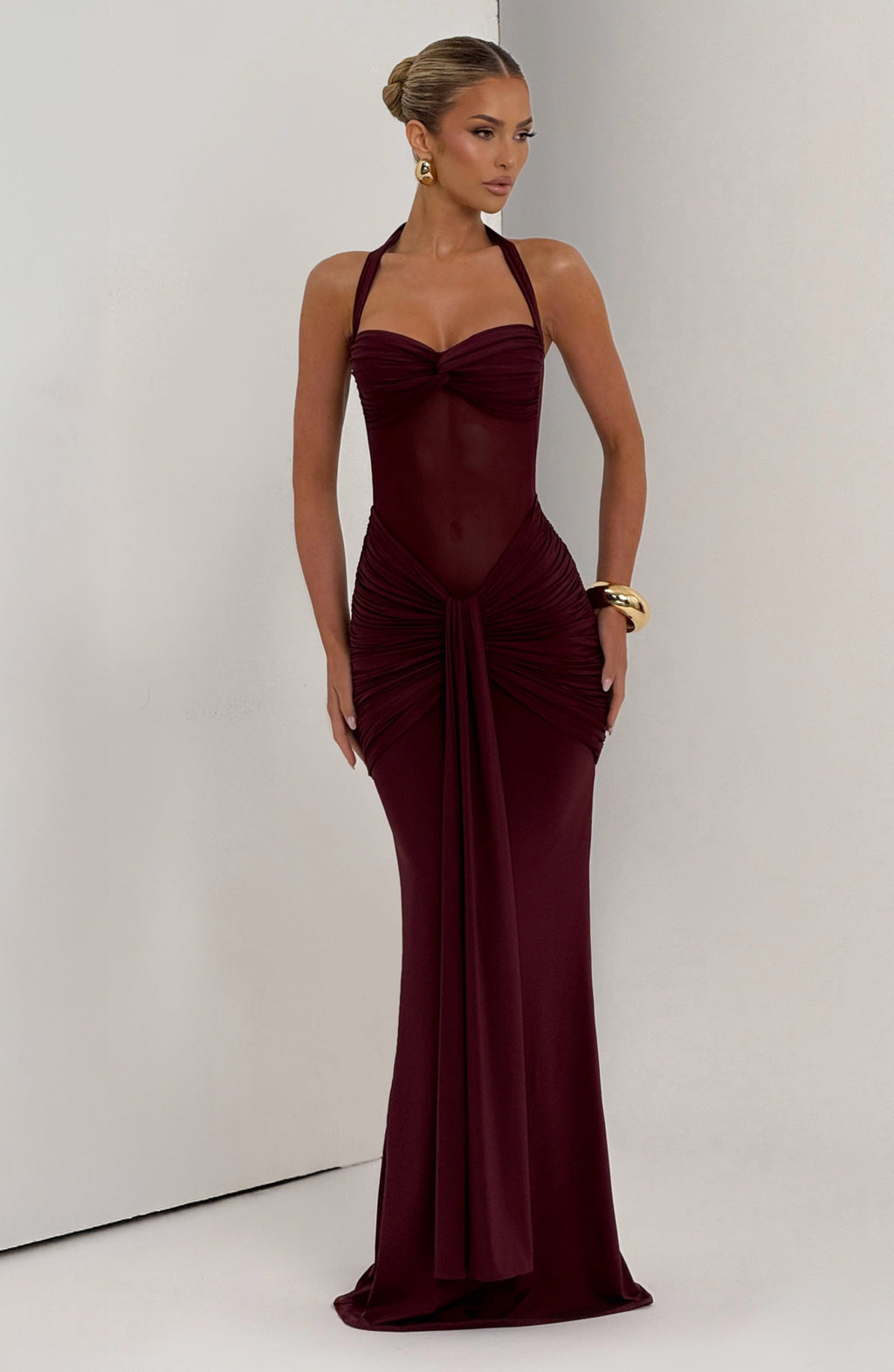 Vestido Yolanda™ | Elegancia esculpida con efecto drapeado