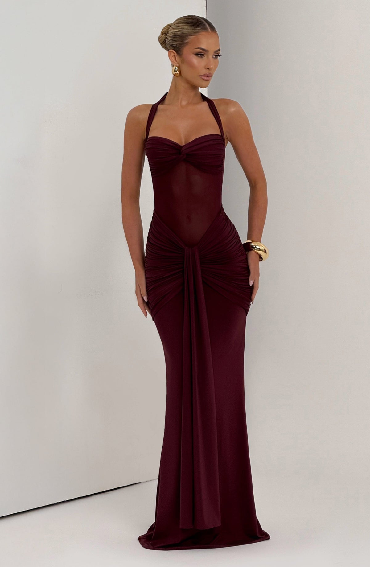 Vestido Yolanda™ | Elegancia esculpida con efecto drapeado