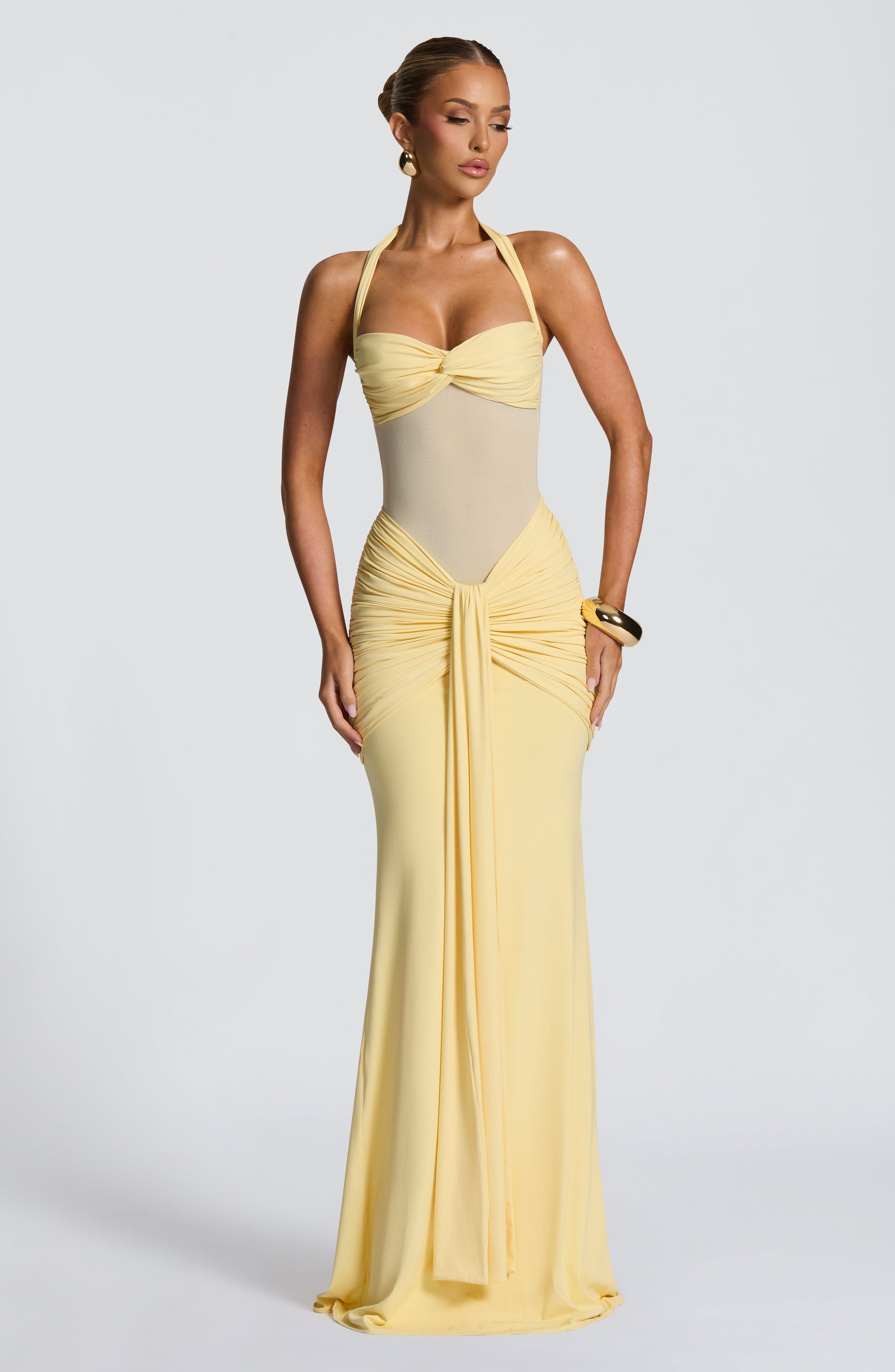 Vestido Yolanda™ | Elegancia esculpida con efecto drapeado